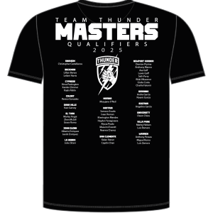 2025 TEAM THUNDER Masters Qualifiers T-Shirt